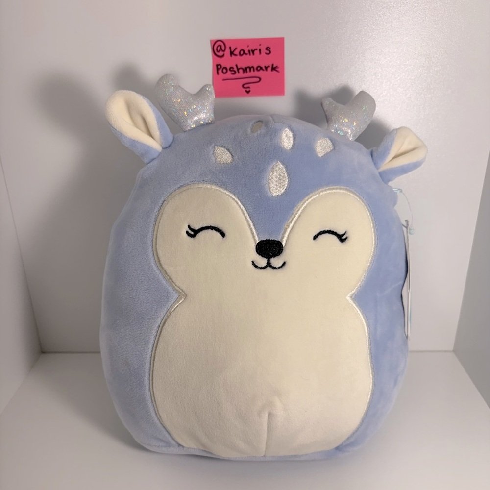 Farryn Squishmallow (no snowflake) 8"

Plush Deer - Purple, light blue & white